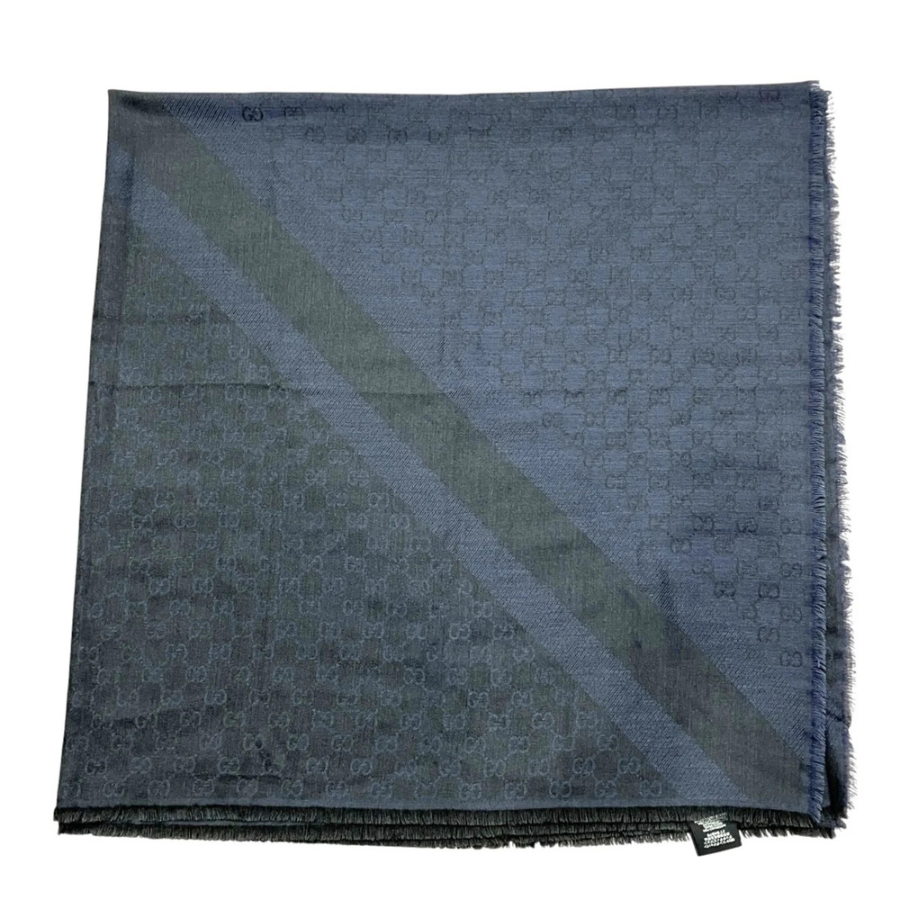 Gucci GG Line Wool Silk Scarf 281942